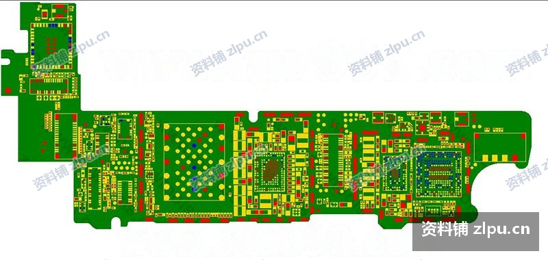 iPhone 4S 维修图纸全套|中文原理图+元件彩图+零件位置图+18类故障维修实例(25份)插图4 空点接地图