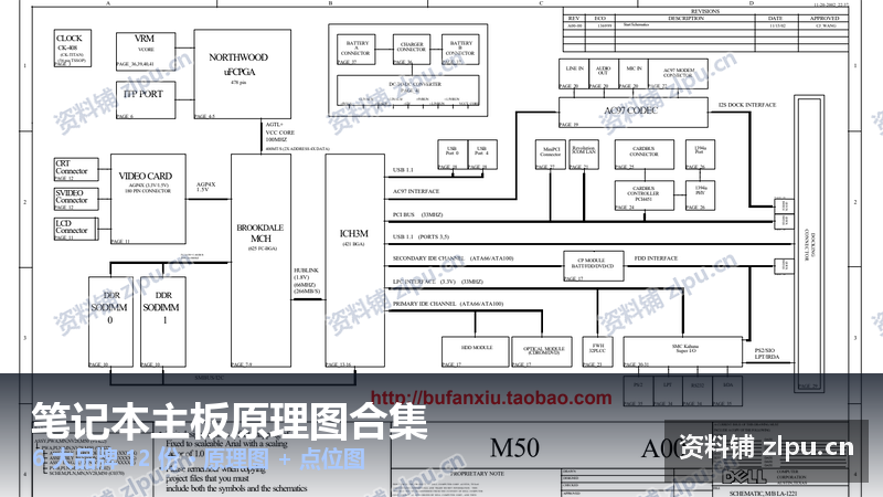 笔记本主板原理图合集 12 份｜ACER 戴尔 惠普 华硕 联想 ThinkPad-资料铺