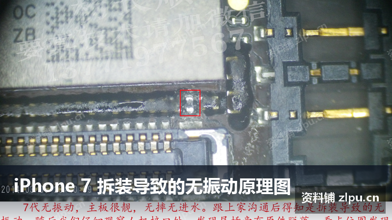 iPhone 7 拆装导致的无振动原理图-资料铺