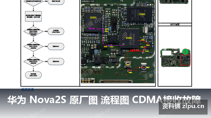 华为 Nova2S 原厂图 流程图 CDMA接收故障-资料铺