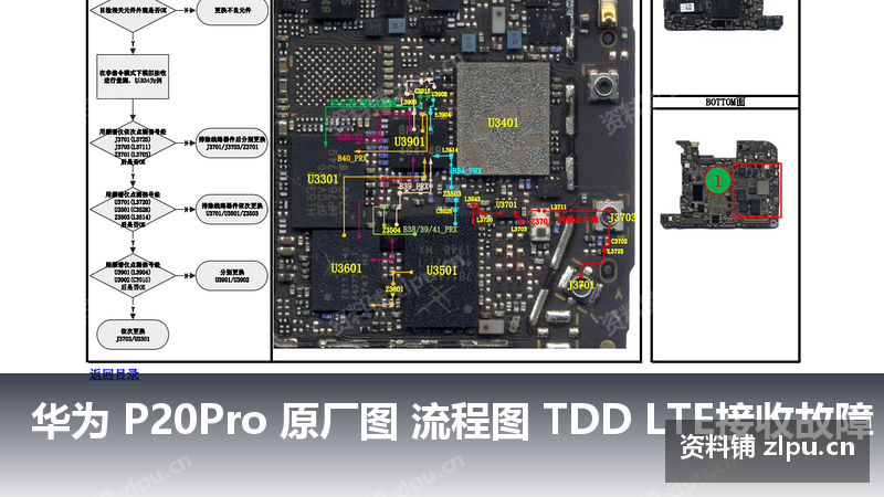 华为 P20Pro 原厂图 流程图 TDD LTE接收故障-资料铺