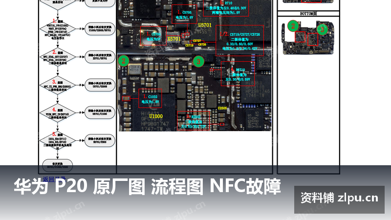 华为 P20 原厂图 流程图 NFC故障-资料铺