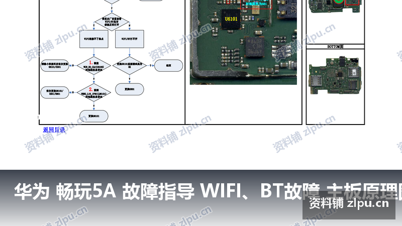 华为 畅玩5A 故障指导 WIFI、BT故障 主板原理图-资料铺
