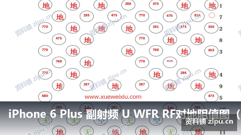 iPhone 6 Plus 副射频 U WFR RF对地阻值图(共2页)-资料铺