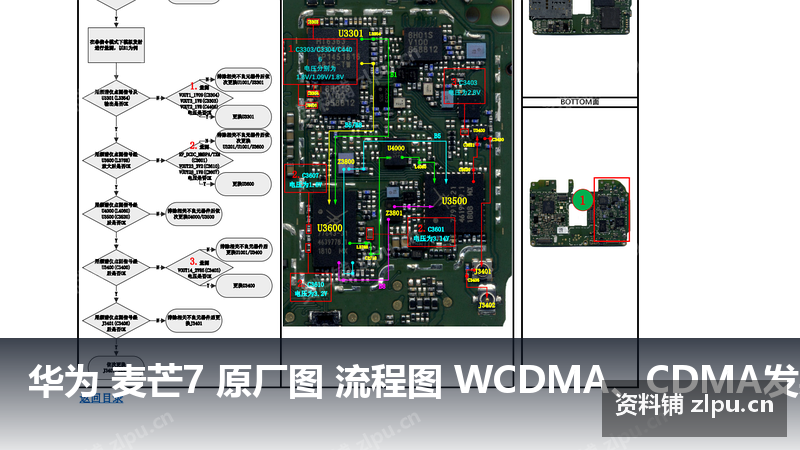华为 麦芒7 原厂图 流程图 WCDMA、CDMA发射故障插图 华为 麦芒7 原厂图 流程图 WCDMA、CDMA发射故障