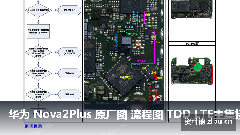 华为 Nova2Plus 原厂图 流程图 TDD LTE主集接收故障-资料铺