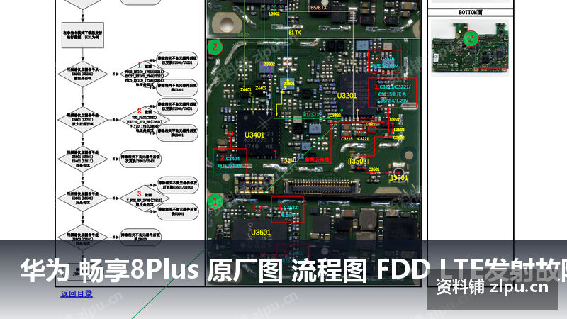 华为 畅享8Plus 原厂图 流程图 FDD LTE发射故障-资料铺