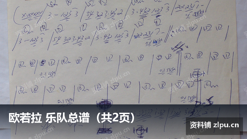 欧若拉 乐队总谱(共2页)-资料铺