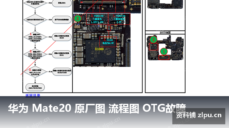 华为 Mate20 原厂图 流程图 OTG故障-资料铺