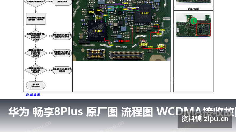 华为 畅享8Plus 原厂图 流程图 WCDMA接收故障插图 华为 畅享8Plus 原厂图 流程图 WCDMA接收故障