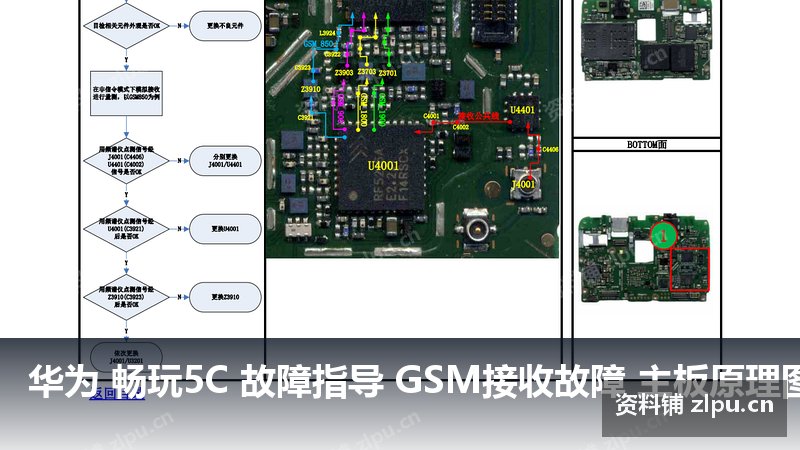 华为 畅玩5C 故障指导 GSM接收故障 主板原理图-资料铺