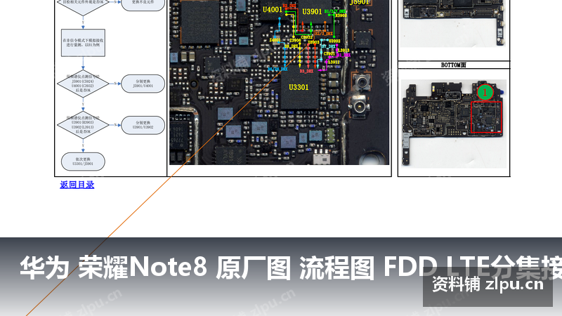 华为 荣耀Note8 原厂图 流程图 FDD LTE分集接收故障-资料铺