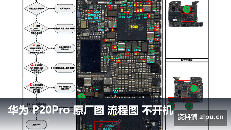 华为 P20Pro 原厂图 流程图 不开机-资料铺