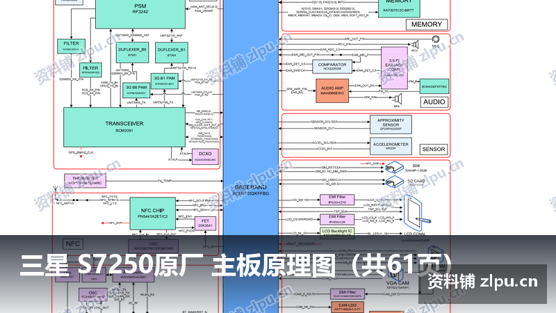三星 S7250原厂 主板原理图(共61页)-资料铺