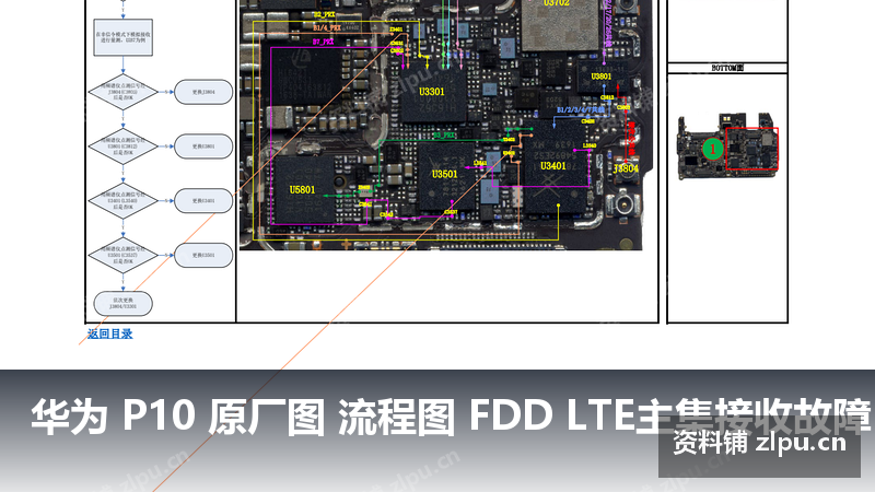 华为 P10 原厂图 流程图 FDD LTE主集接收故障-资料铺