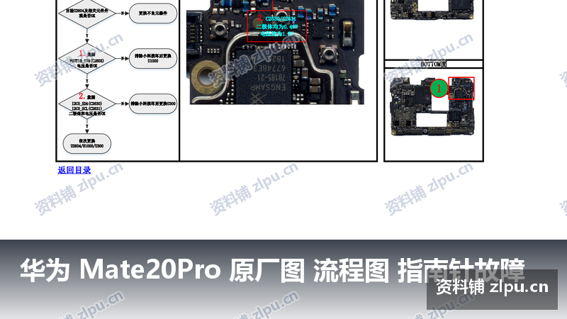 华为 Mate20Pro 原厂图 流程图 指南针故障-资料铺