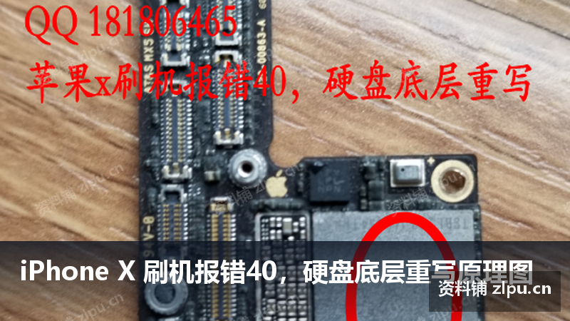 iPhone X 刷机报错40,硬盘底层重写原理图-资料铺