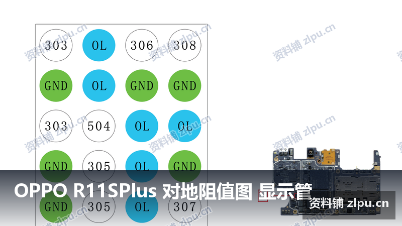 OPPO R11SPlus 对地阻值图 显示管-资料铺