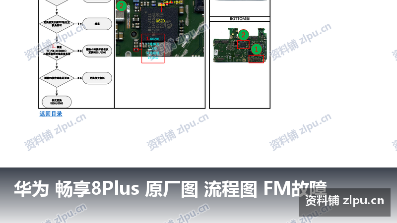 华为 畅享8Plus 原厂图 流程图 FM故障-资料铺