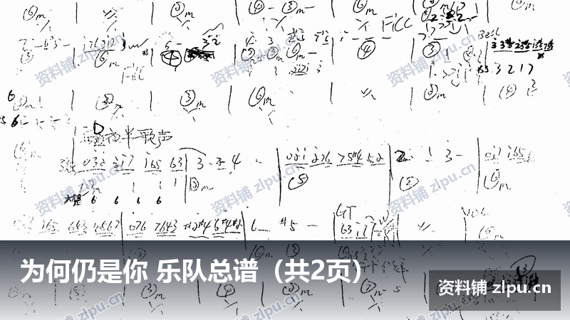 为何仍是你 乐队总谱（共2页）-资料铺