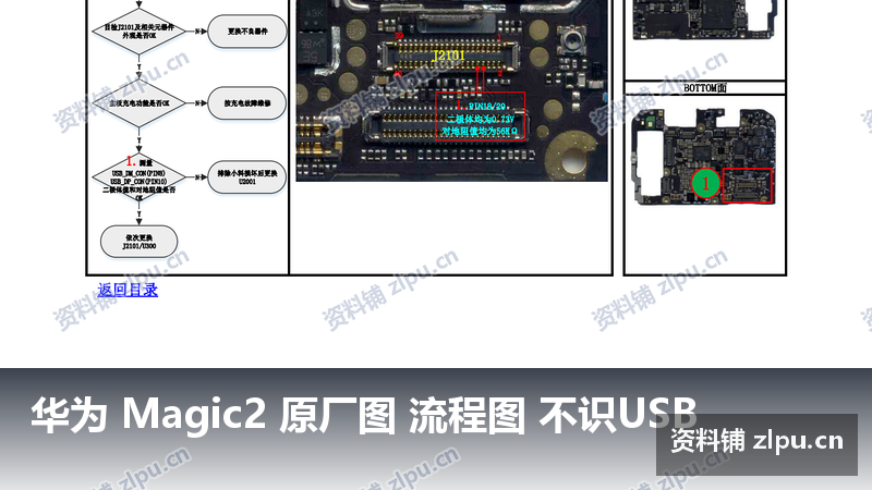 华为 Magic2 原厂图 流程图 不识USB-资料铺