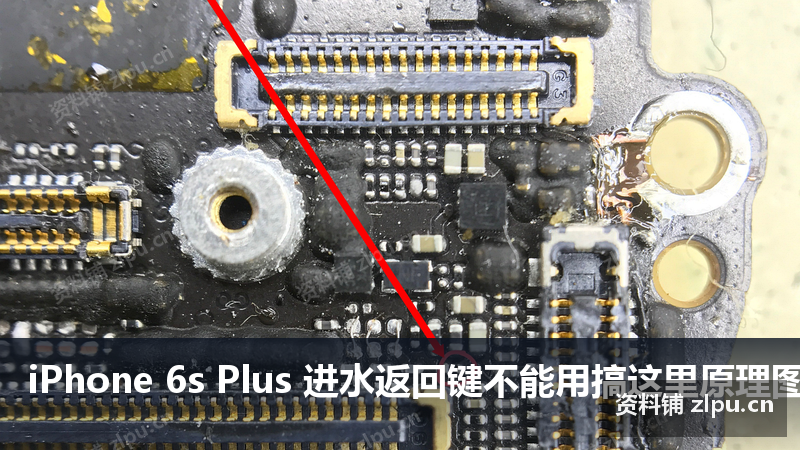 iPhone 6s Plus 进水返回键不能用搞这里原理图-资料铺