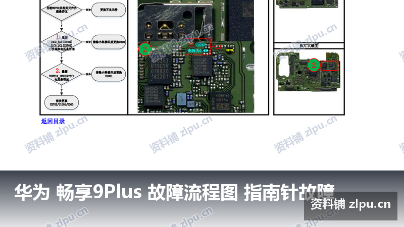 华为 畅享9Plus 故障流程图 指南针故障-资料铺