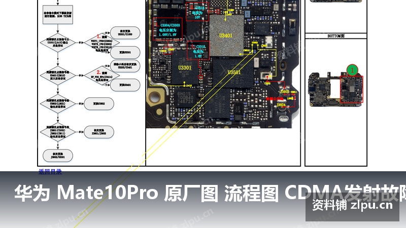 华为 Mate10Pro 原厂图 流程图 CDMA发射故障-资料铺