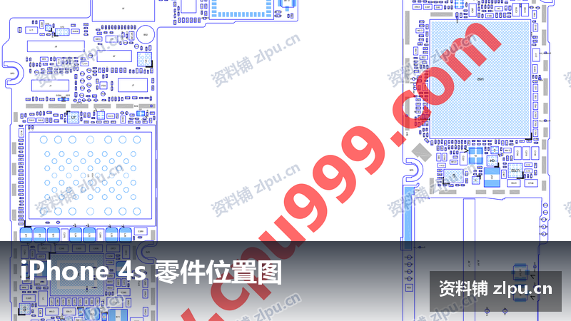 iPhone 4s 零件位置图-资料铺