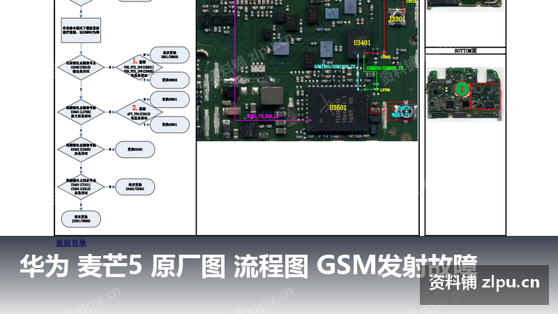 华为 麦芒5 原厂图 流程图 GSM发射故障-资料铺