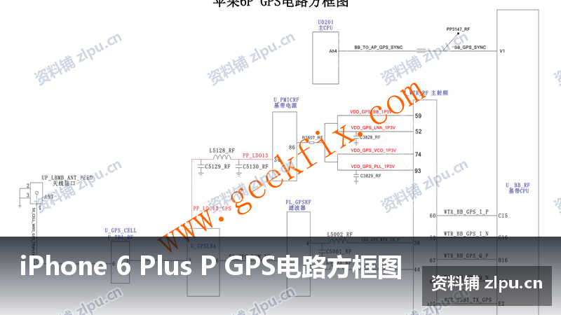 iPhone 6 Plus P GPS电路方框图-资料铺