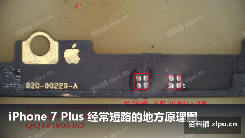 iPhone 7 Plus 经常短路的地方原理图-资料铺