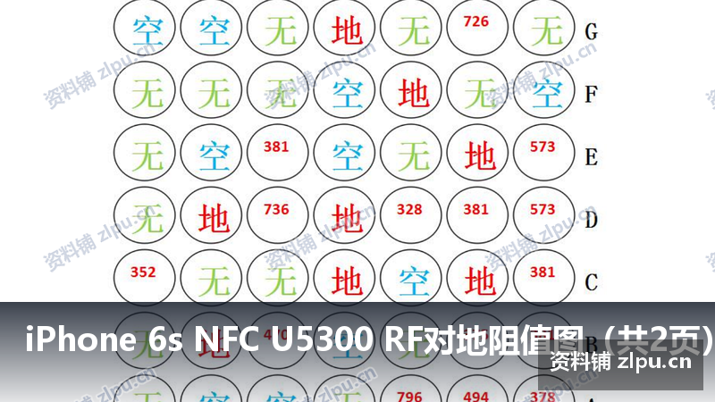iPhone 6s NFC U5300 RF对地阻值图(共2页)-资料铺
