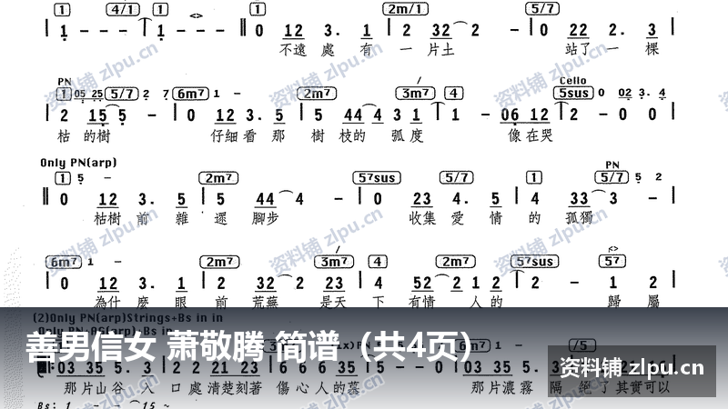 善男信女 萧敬腾 简谱(共4页)-资料铺