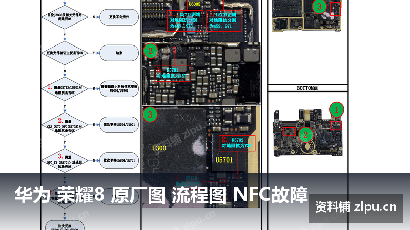 华为 荣耀8 原厂图 流程图 NFC故障插图 华为 荣耀8 原厂图 流程图 NFC故障
