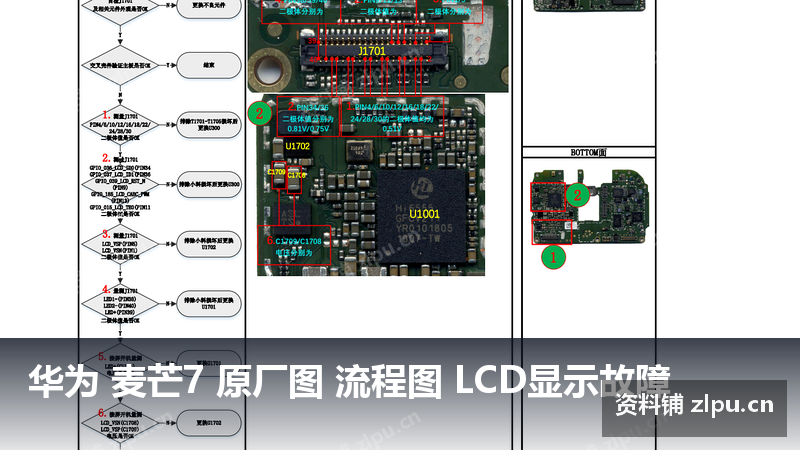华为 麦芒7 原厂图 流程图 LCD显示故障插图 华为 麦芒7 原厂图 流程图 LCD显示故障
