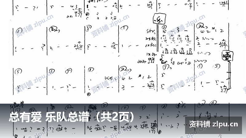 总有爱 乐队总谱（共2页）-资料铺