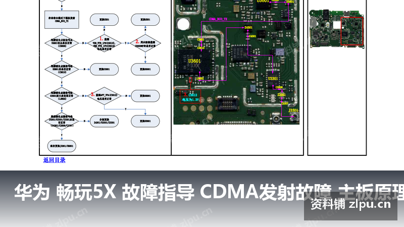 华为 畅玩5X 故障指导 CDMA发射故障 主板原理图-资料铺