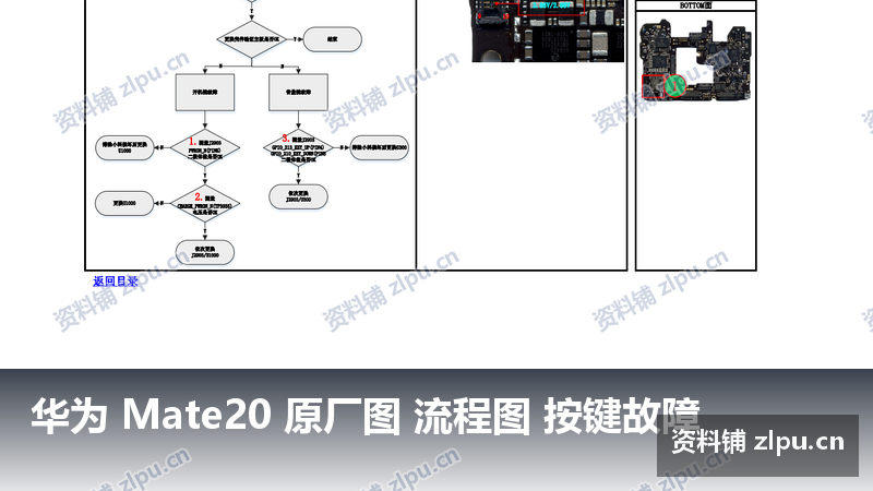 华为 Mate20 原厂图 流程图 按键故障插图 华为 Mate20 原厂图 流程图 按键故障