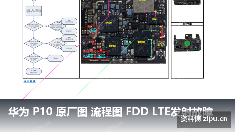 华为 P10 原厂图 流程图 FDD LTE发射故障-资料铺