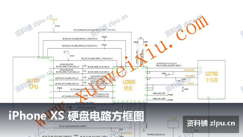 iPhone XS 硬盘电路方框图-资料铺