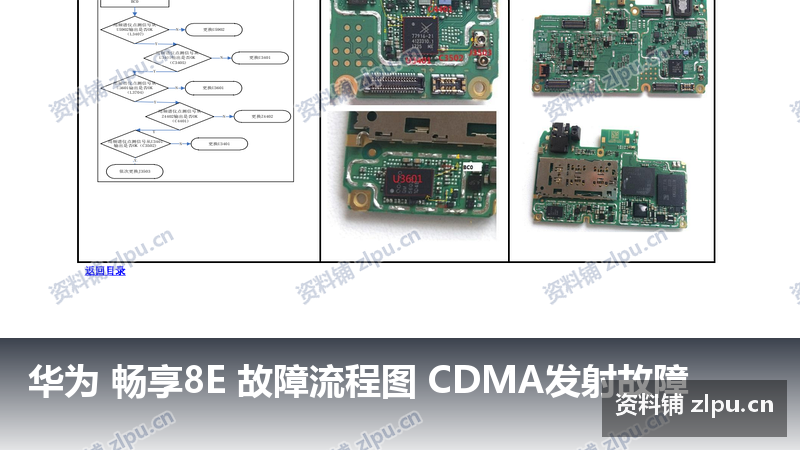 华为 畅享8E 故障流程图 CDMA发射故障-资料铺