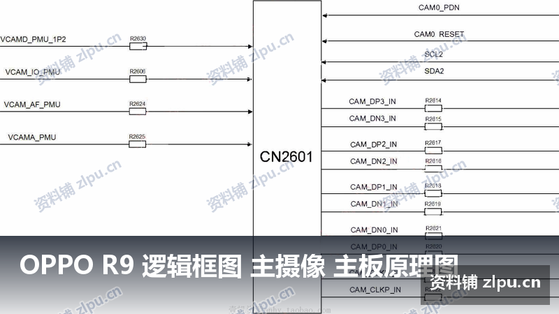 OPPO R9 逻辑框图 主摄像 主板原理图-资料铺