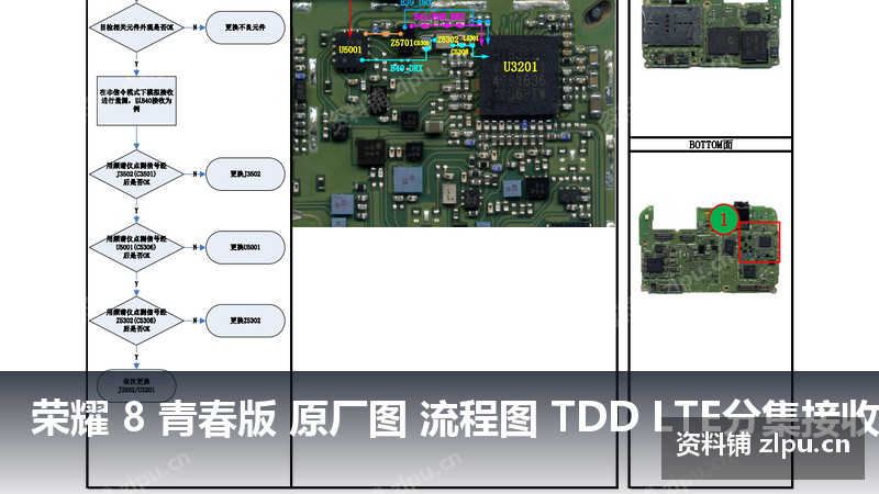 荣耀 8 青春版 原厂图 流程图 TDD LTE分集接收故障-资料铺