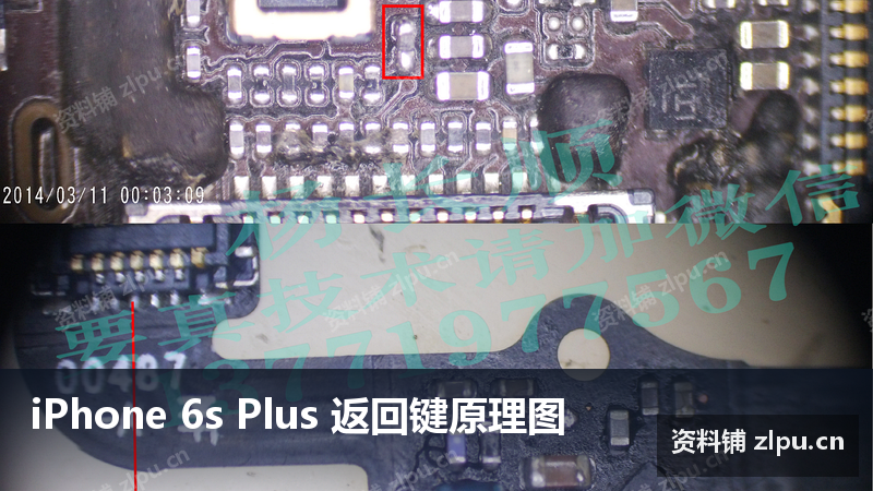 iPhone 6s Plus 返回键原理图插图 iPhone 6s Plus 返回键原理图