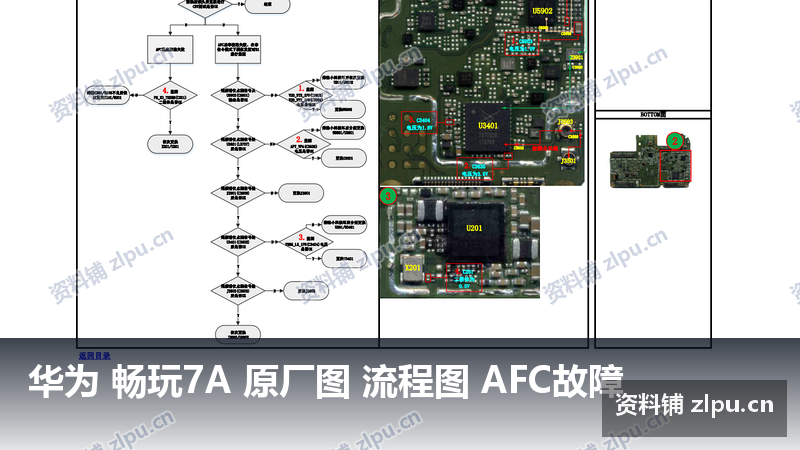 华为 畅玩7A 原厂图 流程图 AFC故障-资料铺