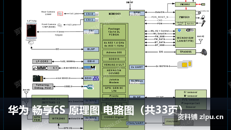 华为 畅享6S 原理图 电路图（共33页）-资料铺