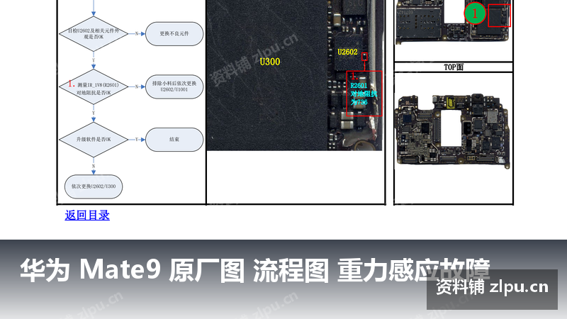 华为 Mate9 原厂图 流程图 重力感应故障插图 华为 Mate9 原厂图 流程图 重力感应故障