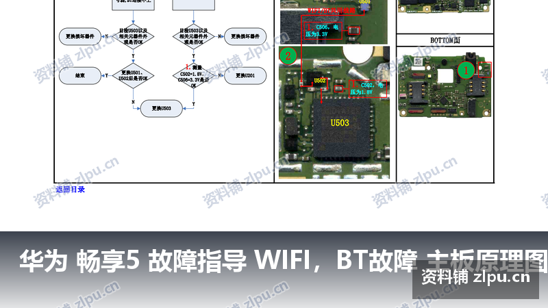 华为 畅享5 故障指导 WIFI,BT故障 主板原理图-资料铺
