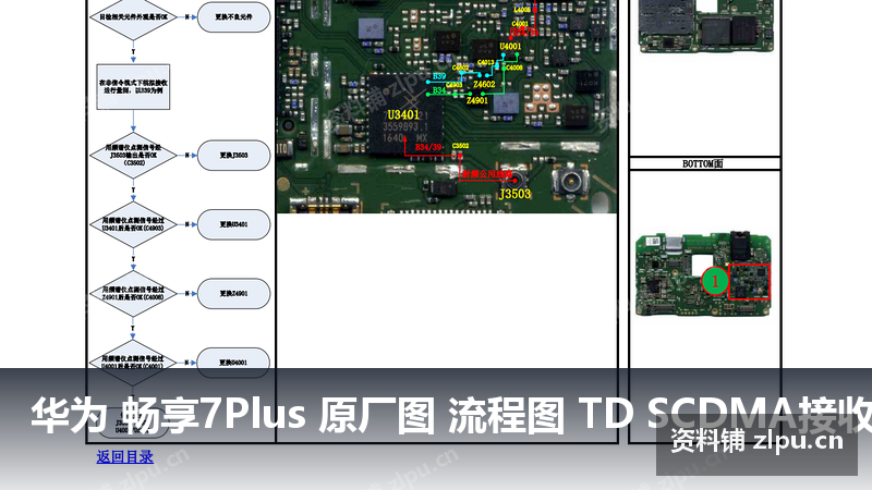 华为 畅享7Plus 原厂图 流程图 TD SCDMA接收故障插图 华为 畅享7Plus 原厂图 流程图 TD SCDMA接收故障